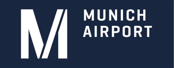 Flughafen Munich Logo dark blue