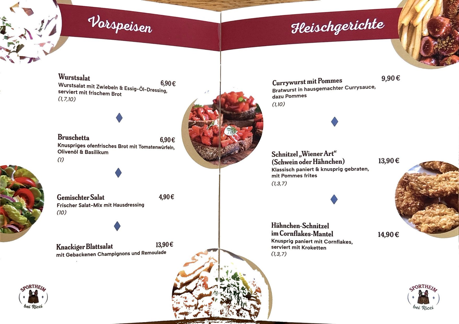Preisliste Gaststätte beiricci 2025 07 1