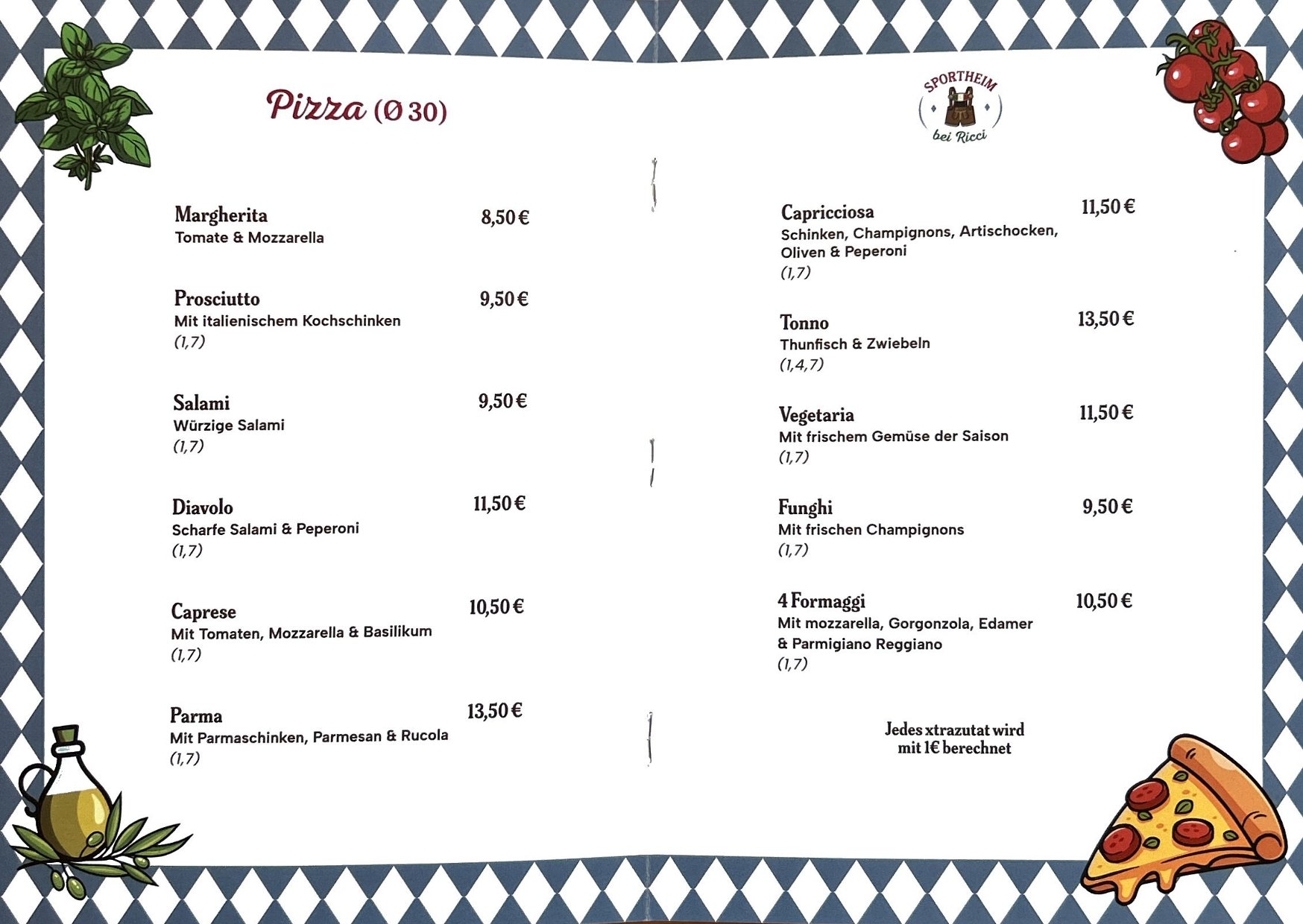 Preisliste Gaststätte beiricci 2025 07 3