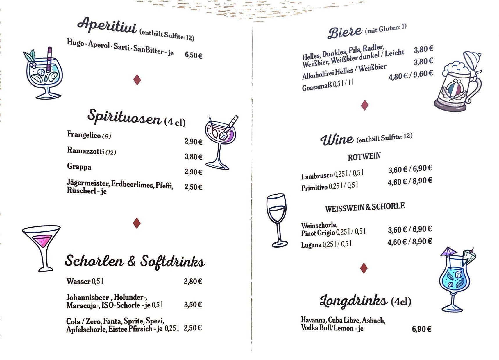 Preisliste Gaststätte beiricci 2025 07 5